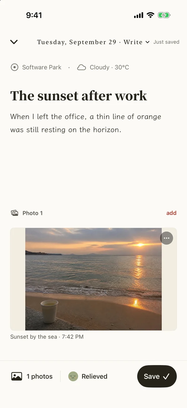 Yesterbook journal editor